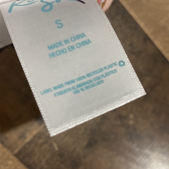 Kona Sol bikini top only bandeau‎ NWT pink paisley boho floral small - Picture 6 of 6